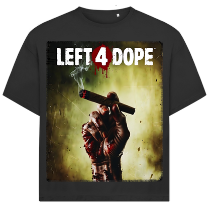 Left 4 Dope Left 4 Dead Zombie Joint Weed - Jack and Jones Oversize T-Shirt Black