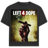 Left 4 Dope Left 4 Dead Zombie Joint Weed - Jack and Jones Oversize T-Shirt Black
