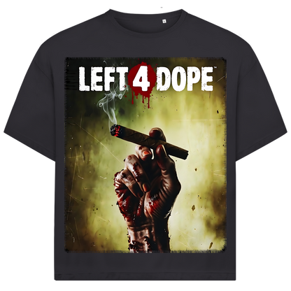 Left 4 Dope Left 4 Dead Zombie Joint Weed - Jack and Jones Oversize T-Shirt Asphalt