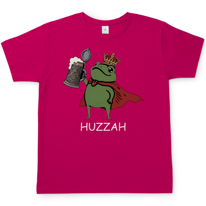 Froschkönig mit Bier HUZZAH - Herren T-Shirt Sorbet