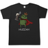 Froschkönig mit Bier HUZZAH - Herren T-Shirt Black