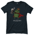 Froschkönig mit Bier HUZZAH - Damen T-Shirt Dark Grey Solid
