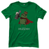 Froschkönig mit Bier HUZZAH - Damen T-Shirt Kelly Green