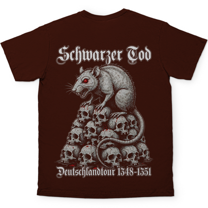 Schwarzer Tod Deutschlandtour 1348-1351 - Herren T-Shirt Brown