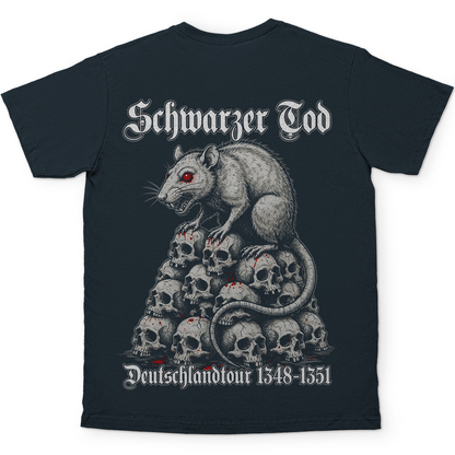 Schwarzer Tod Deutschlandtour 1348-1351 - Herren T-Shirt Dark Grey Solid
