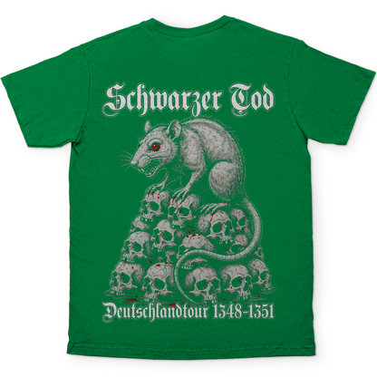 Schwarzer Tod Deutschlandtour 1348-1351 - Herren T-Shirt Kelly Green