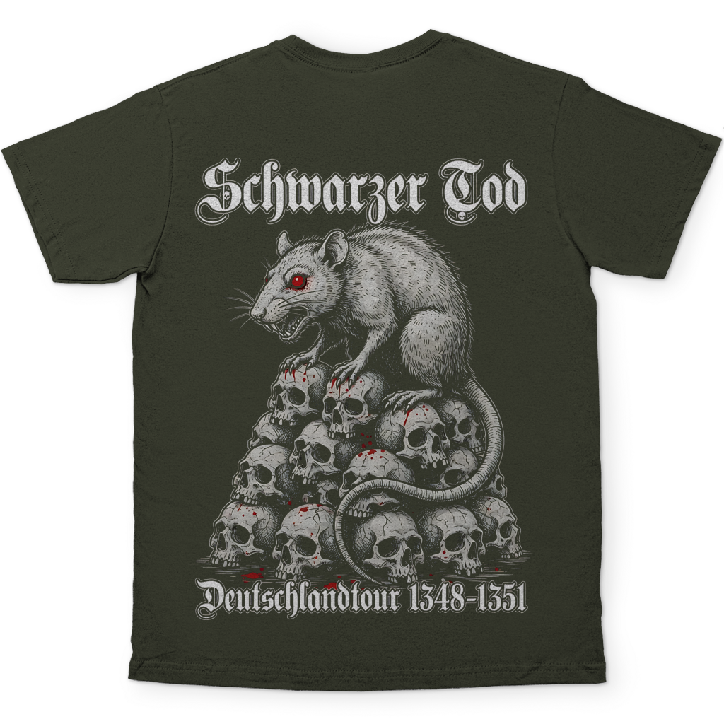 Schwarzer Tod Deutschlandtour 1348-1351 - Herren T-Shirt Urban Khaki