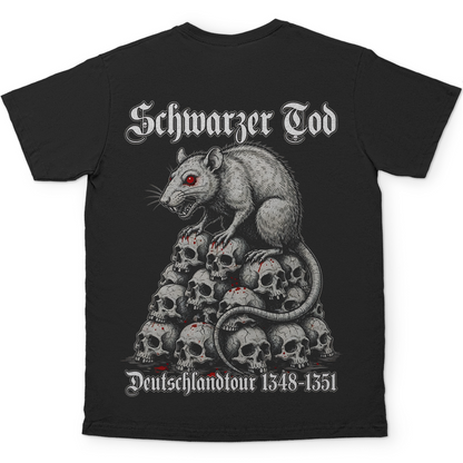 Schwarzer Tod Deutschlandtour 1348-1351 - Herren T-Shirt Black