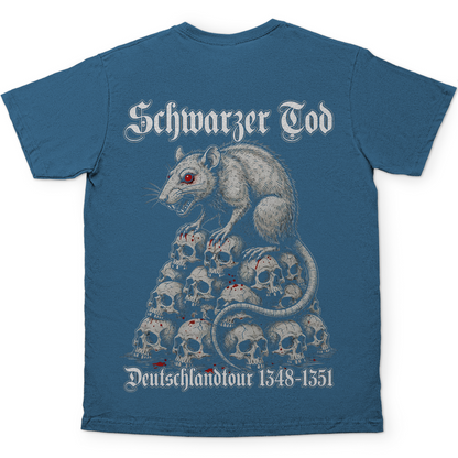 Schwarzer Tod Deutschlandtour 1348-1351 - Herren T-Shirt Stone Blue