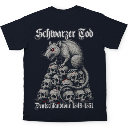 Schwarzer Tod Deutschlandtour 1348-1351 - Herren T-Shirt Navy