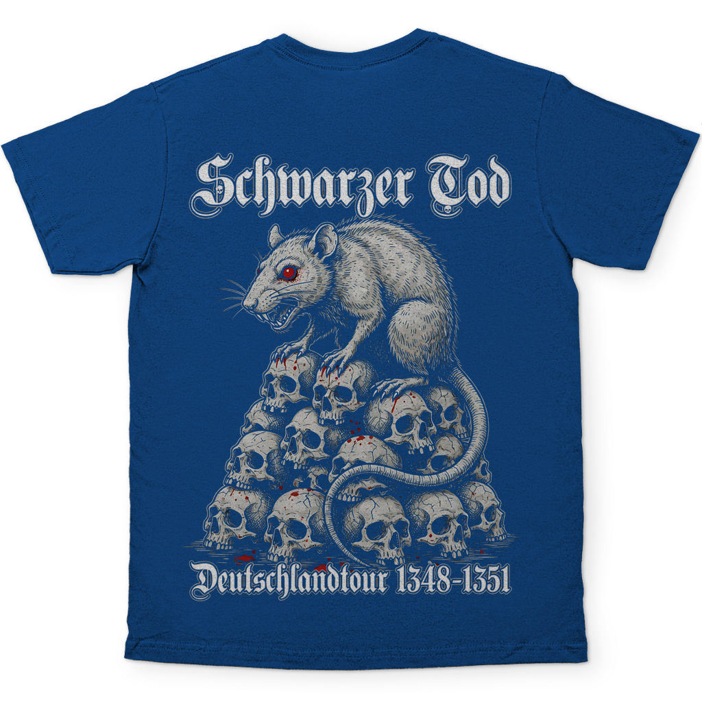 Schwarzer Tod Deutschlandtour 1348-1351 - Herren T-Shirt Royal Blue