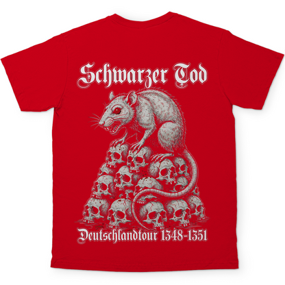 Schwarzer Tod Deutschlandtour 1348-1351 - Herren T-Shirt Red