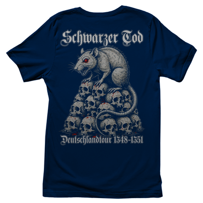 Schwarzer Tod Deutschlandtour 1348-1351 - Damen T-Shirt Navy
