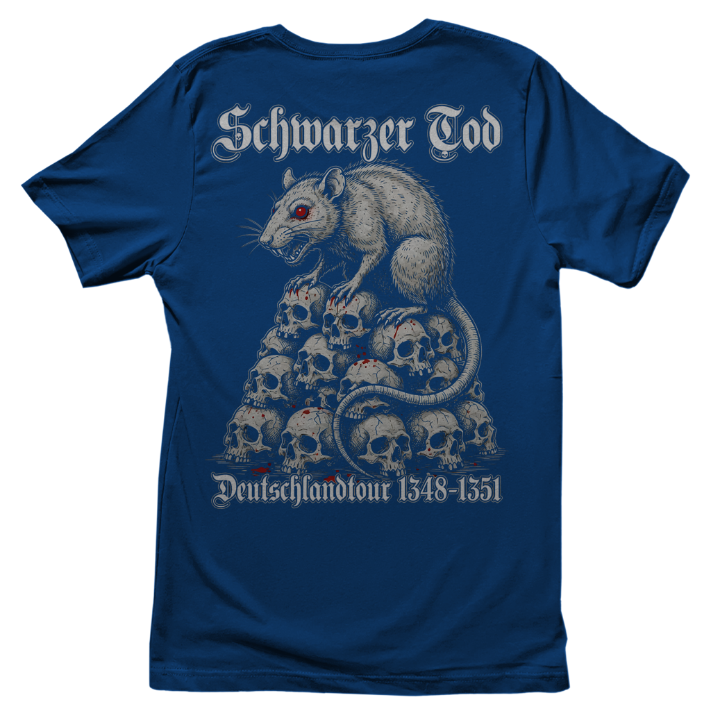 Schwarzer Tod Deutschlandtour 1348-1351 - Damen T-Shirt Royal Blue