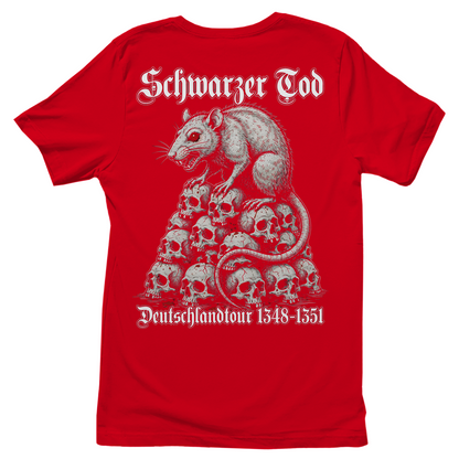 Schwarzer Tod Deutschlandtour 1348-1351 - Damen T-Shirt Red