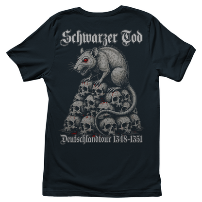 Schwarzer Tod Deutschlandtour 1348-1351 - Damen T-Shirt Dark Grey Solid
