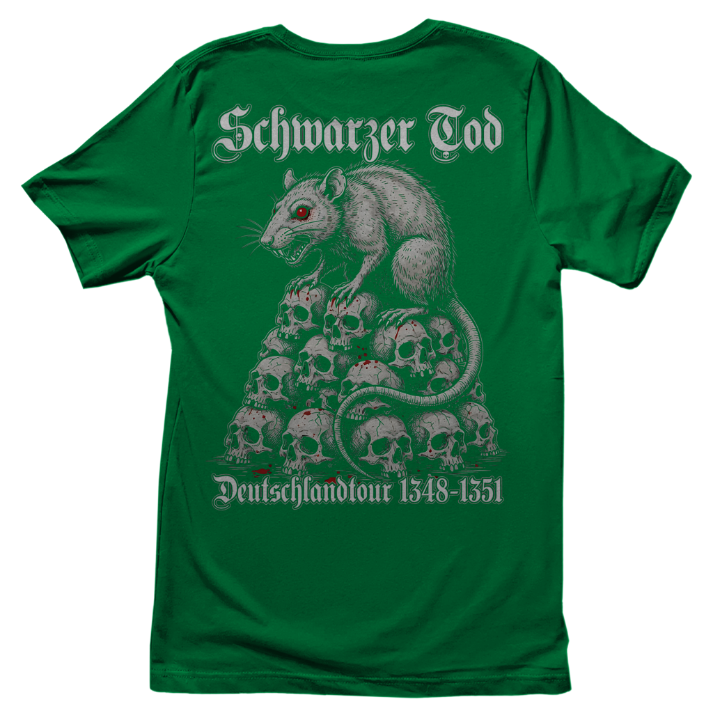 Schwarzer Tod Deutschlandtour 1348-1351 - Damen T-Shirt Kelly Green