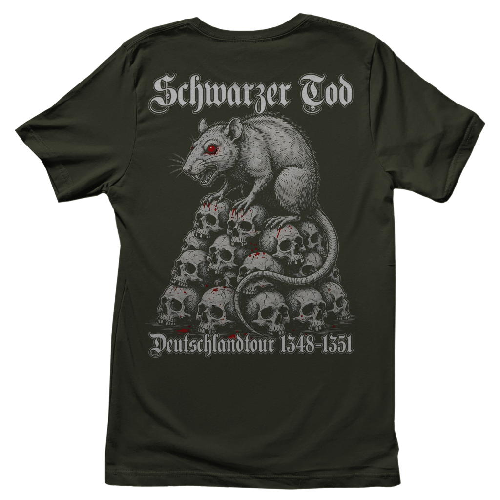Schwarzer Tod Deutschlandtour 1348-1351 - Damen T-Shirt Urban Khaki