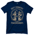 Gott verbietet Frauenhobbys Hexen - Damen T-Shirt Navy