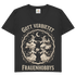 Gott verbietet Frauenhobbys Hexen - Damen V-Neck T-Shirt Black
