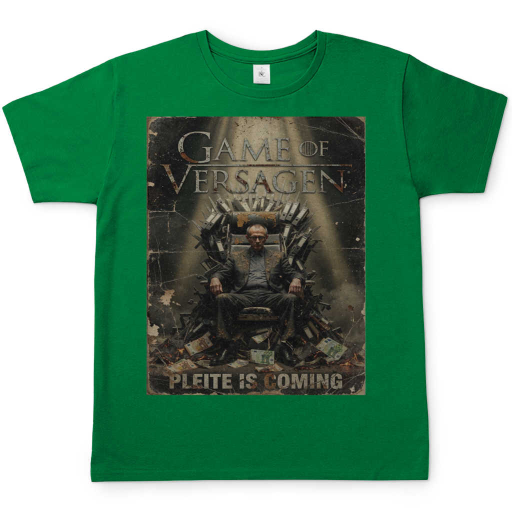 Game of Versagen Pleite is coming - Herren T-Shirt Kelly Green