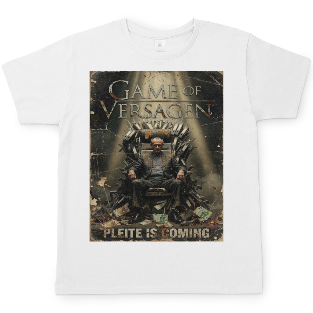 Game of Versagen Pleite is coming - Herren T-Shirt White