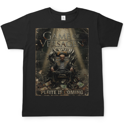 Game of Versagen Pleite is coming - Herren T-Shirt Black