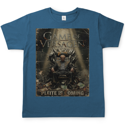 Game of Versagen Pleite is coming - Herren T-Shirt Stone Blue