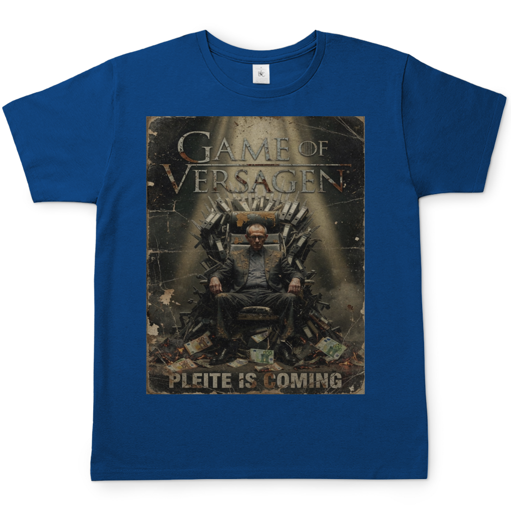 Game of Versagen Pleite is coming - Herren T-Shirt Royal Blue