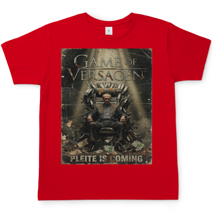 Game of Versagen Pleite is coming - Herren T-Shirt Red