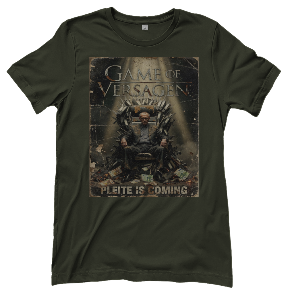 Game of Versagen Pleite is coming - Damen T-Shirt Urban Khaki