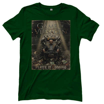 Game of Versagen Pleite is coming - Damen T-Shirt Bottle Green