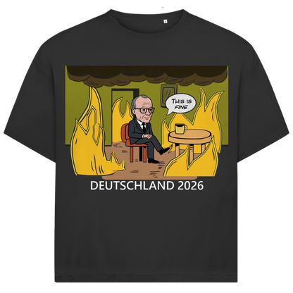 This is Fine Bundeskanzler Deutschland 2026 Meme - Jack and Jones Oversize T-Shirt Black