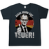 Alles wird gut Teuer - Herren T-Shirt Dark Grey Solid
