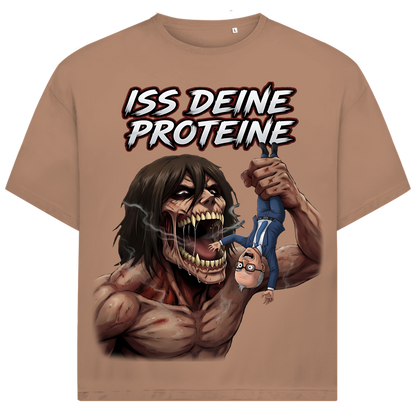 Iss deine Proteine Attack on Titan Merz - Jack and Jones Oversize T-Shirt