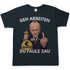 Geh arbeiten du faule Sau - Herren T-Shirt Dark Grey Solid
