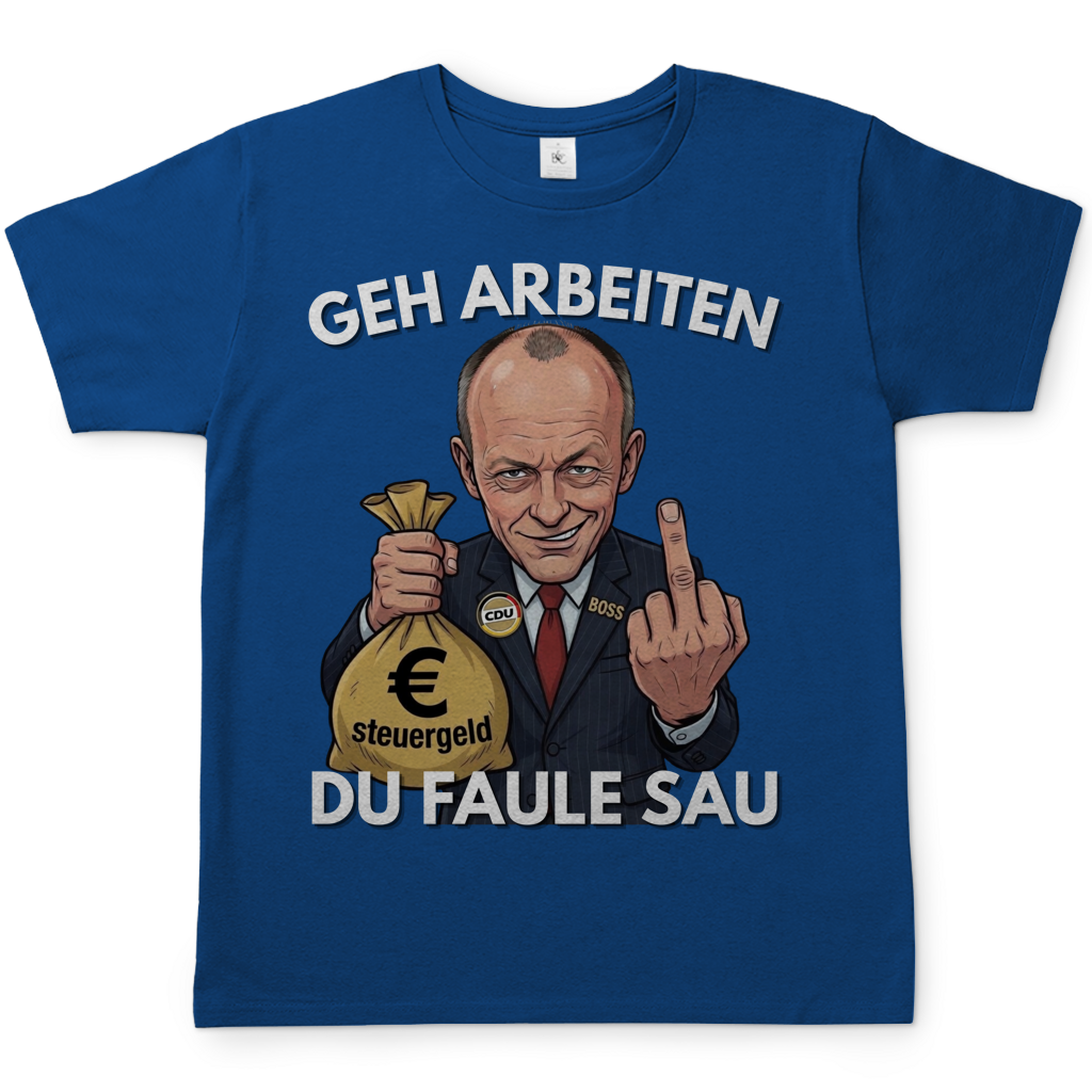 Geh arbeiten du faule Sau - Herren T-Shirt Royal Blue