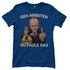Geh arbeiten du faule Sau - Damen T-Shirt Royal Blue