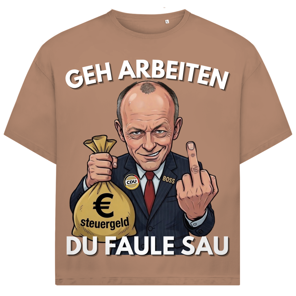 Geh arbeiten du faule Sau - Jack and Jones Oversize T-Shirt