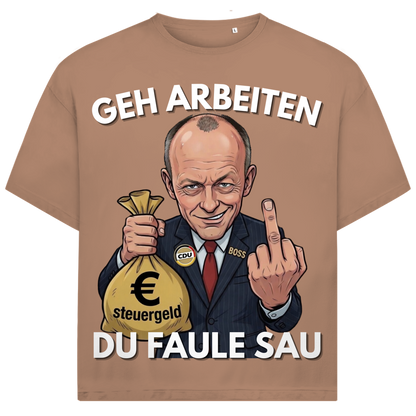 Geh arbeiten du faule Sau - Jack and Jones Oversize T-Shirt