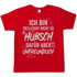 Ich bin vielleicht nicht so hübsch dafür aber unfreundlich - Herren T-Shirt Red
