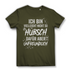 Ich bin vielleicht nicht so hübsch dafür aber unfreundlich - Damen Premium Bio T-Shirt Khaki