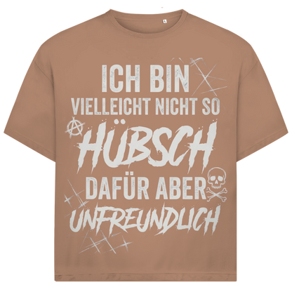 Ich bin vielleicht nicht so hübsch dafür aber unfreundlich - Jack and Jones Oversize T-Shirt