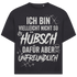 Ich bin vielleicht nicht so hübsch dafür aber unfreundlich - Jack and Jones Oversize T-Shirt Asphalt