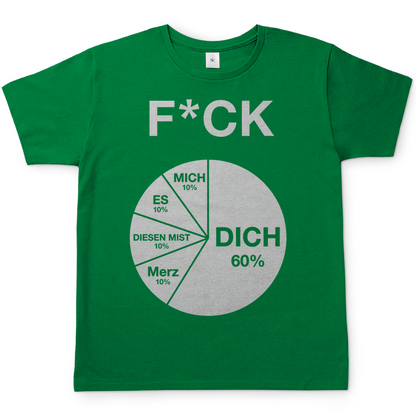 FICK DICH - Herren T-Shirt Kelly Green