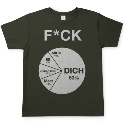 FICK DICH - Herren T-Shirt Urban Khaki