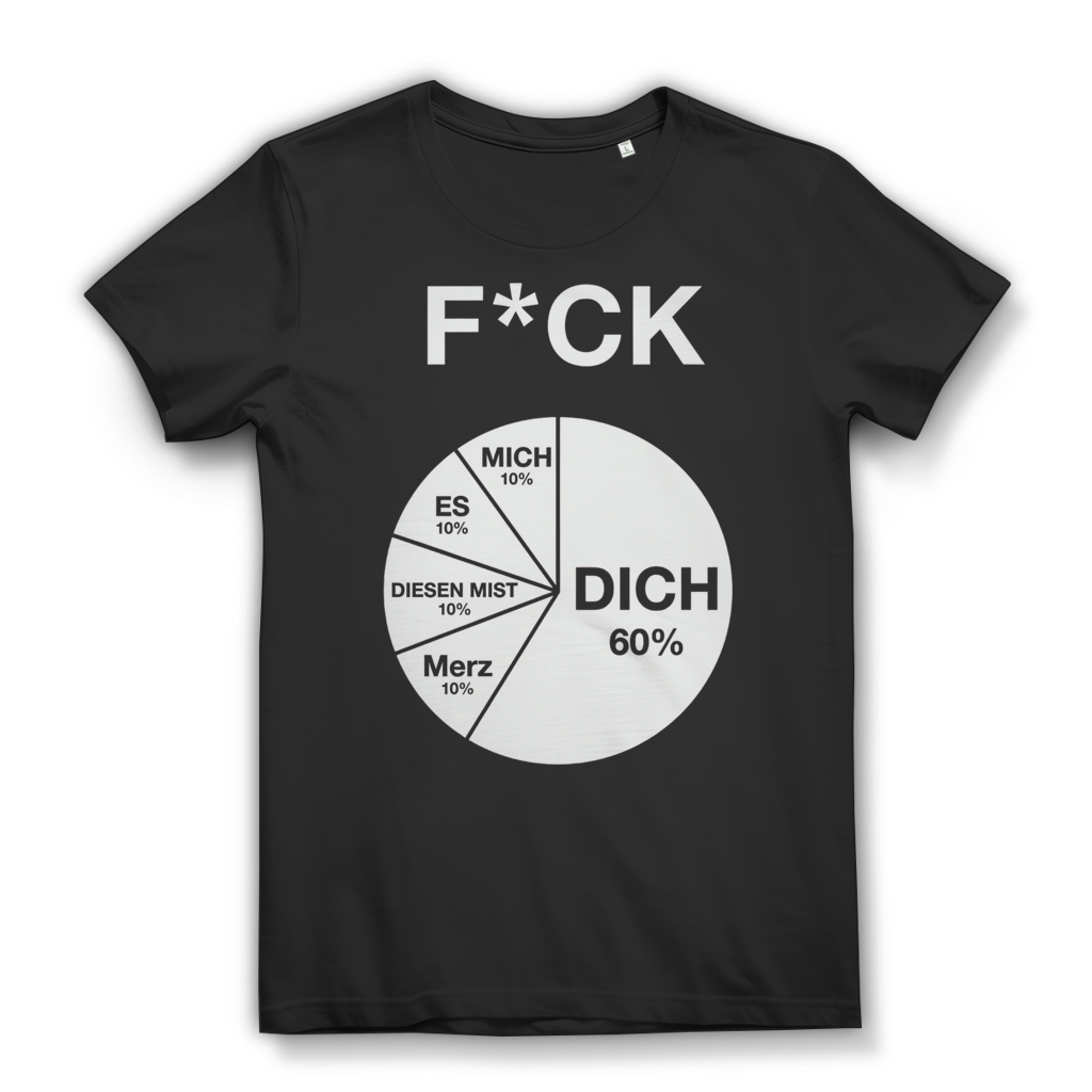 FICK DICH - Damen Premium Bio T-Shirt Black