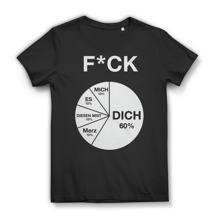 FICK DICH - Damen Premium Bio T-Shirt Black