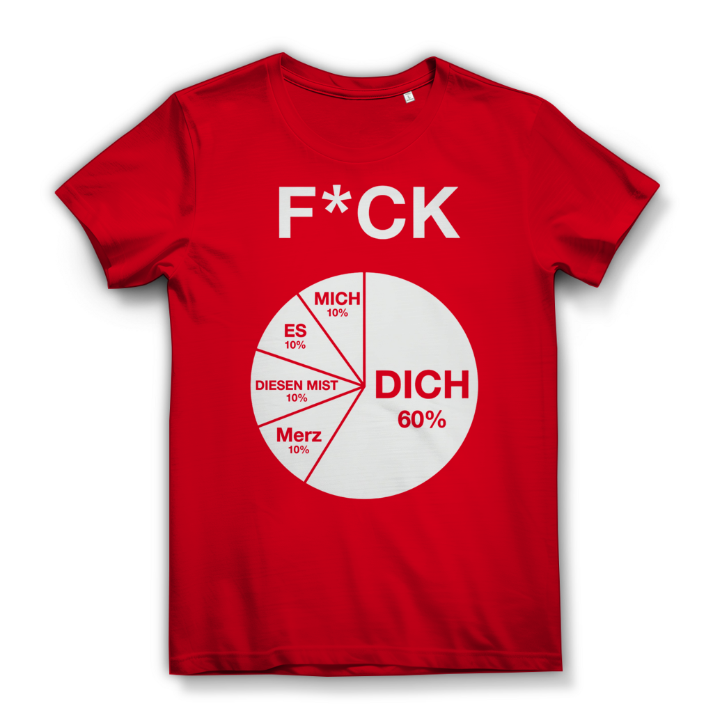 FICK DICH - Damen Premium Bio T-Shirt Red