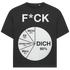 FICK DICH - Jack and Jones Oversize T-Shirt Black